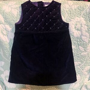 Ring Around the Rosie Purple Velvet Dress